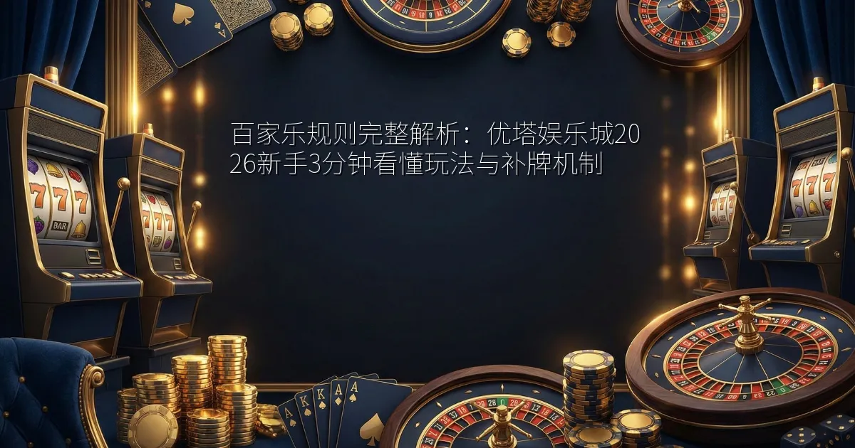 百家乐规则完整解析：优塔娱乐城2026新手3分钟看懂玩法与补牌机制